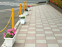 富士重工正門前