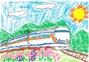 16.黒田瑚人(低学年):花とスペーシア