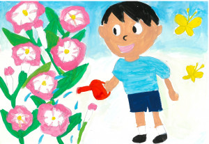 10.石井椿（中学年）：ぼくとペチュニア