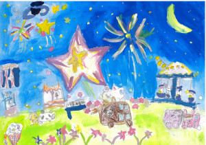 8.山口世桜（低学年）：花とおまつり